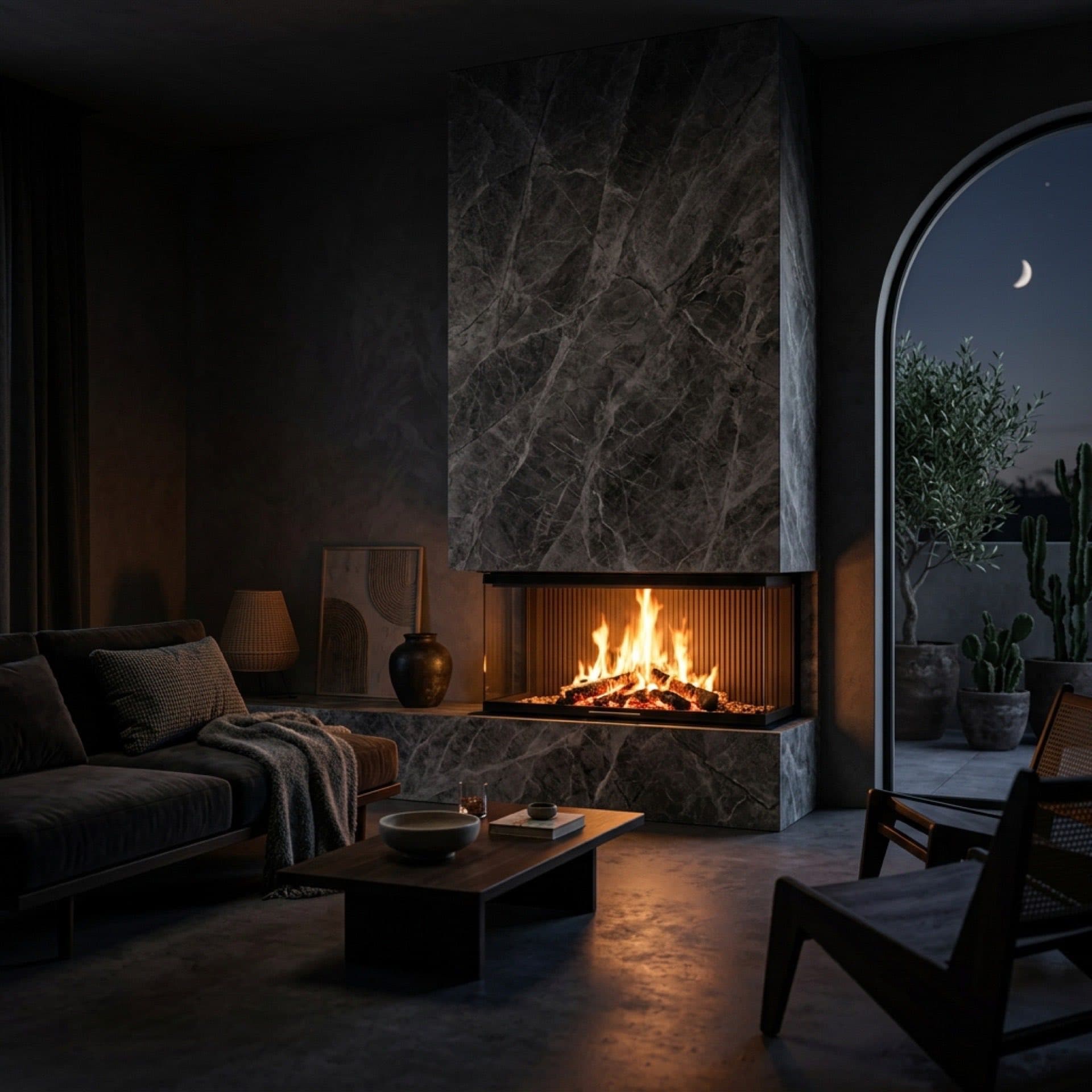 Luxury fireplace