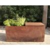 ofyr herb garden bench corten