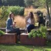 ofyr herb garden bench corten