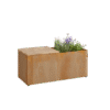 ofyr herb garden bench corten
