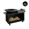 ofyr island black 100 pro ceramique gris