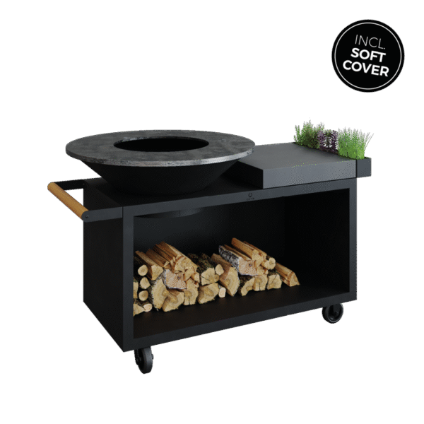 ofyr island black 100 pro ceramique gris
