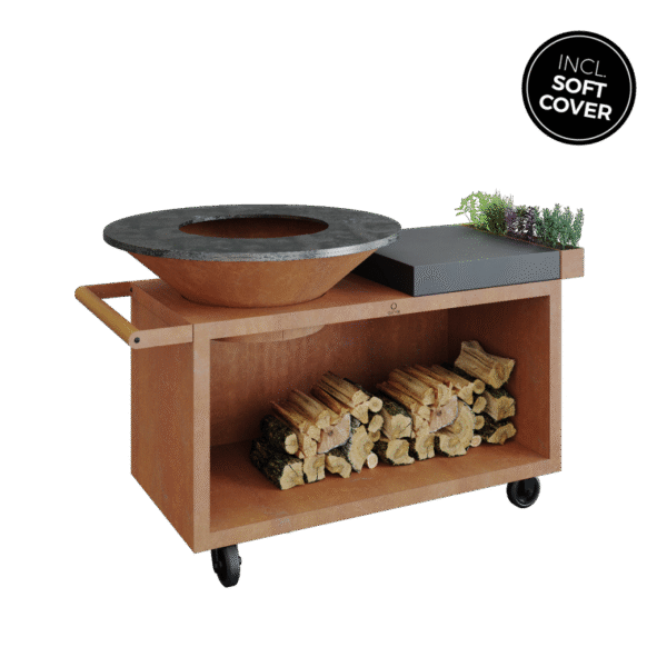 ofyr island corten 100 céramique gris anthracite
