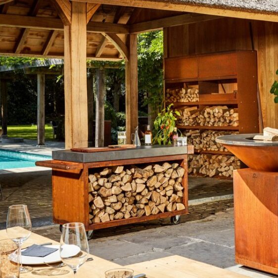 ofyr – mise en place table corten 135 pro cÉramique